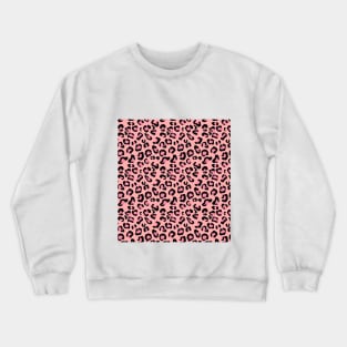 Pink full leopard Crewneck Sweatshirt
